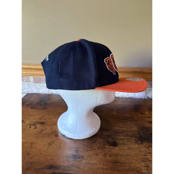 Mitchell & Ness Chicago Bears Navy & Orange Adjustable Snapback Hat - Picture 6 of 16